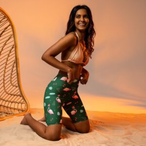 Christmassy Flamingos Biker Shorts Biker Shorts For Mom Shorts Mother s Day Mother Day Gift 3 rnyx7c.jpg