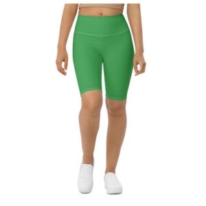 Clover Green Biker Shorts, Biker Shorts For&hellip;