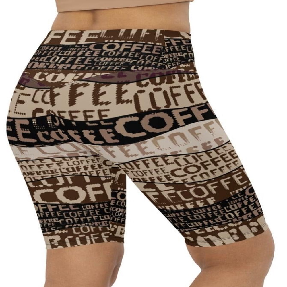 Coffee Biker Shorts, Biker Shorts For Mom, Shorts Mother’s Day, Mother Day Gift