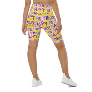 Colorful Birthday Biker Shorts, Biker Shorts For&hellip;