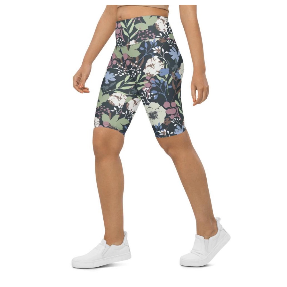 Cool Floral Biker Shorts, Biker Shorts For Mom, Shorts Mother’s Day, Mother Day Gift