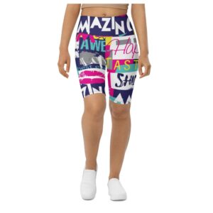 Cool Slogan Biker Shorts, Biker Shorts For&hellip;
