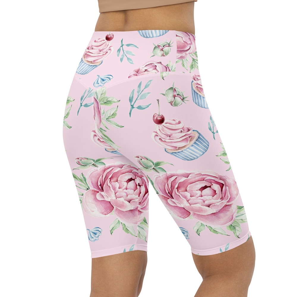 Cupcakes Biker Shorts, Biker Shorts For Mom, Shorts Mother’s Day, Mother Day Gift