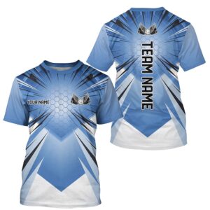 Custom Blue Pickleball 3D TShirts, Outdoor Pickleball&hellip;