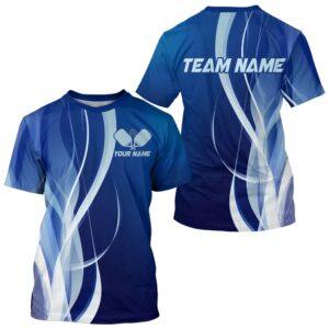 Custom Blue Pickleball 3D TShirts, Pickleball Tournament&hellip;