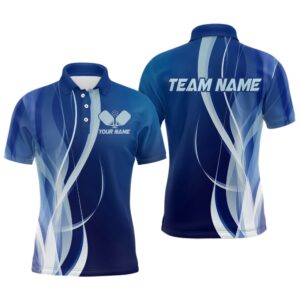 Custom Blue Pickleball Polo Shirts, Pickleball Tournament&hellip;