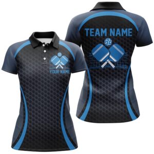 Custom Blue Pickleball Shirts For Women, Women’s&hellip;