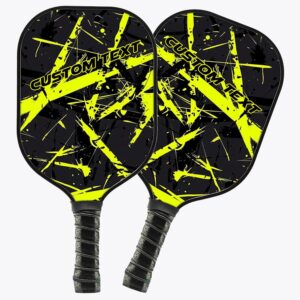Custom Green Pickleball Paddles For Men And Women, Pickleball Team Members Paddle, Pickleball Gifts, Custom Pickleball Paddle