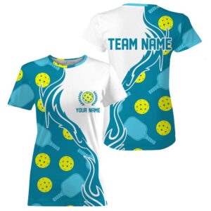 Custom Pickleball T-Shirts For Women With Team&hellip;
