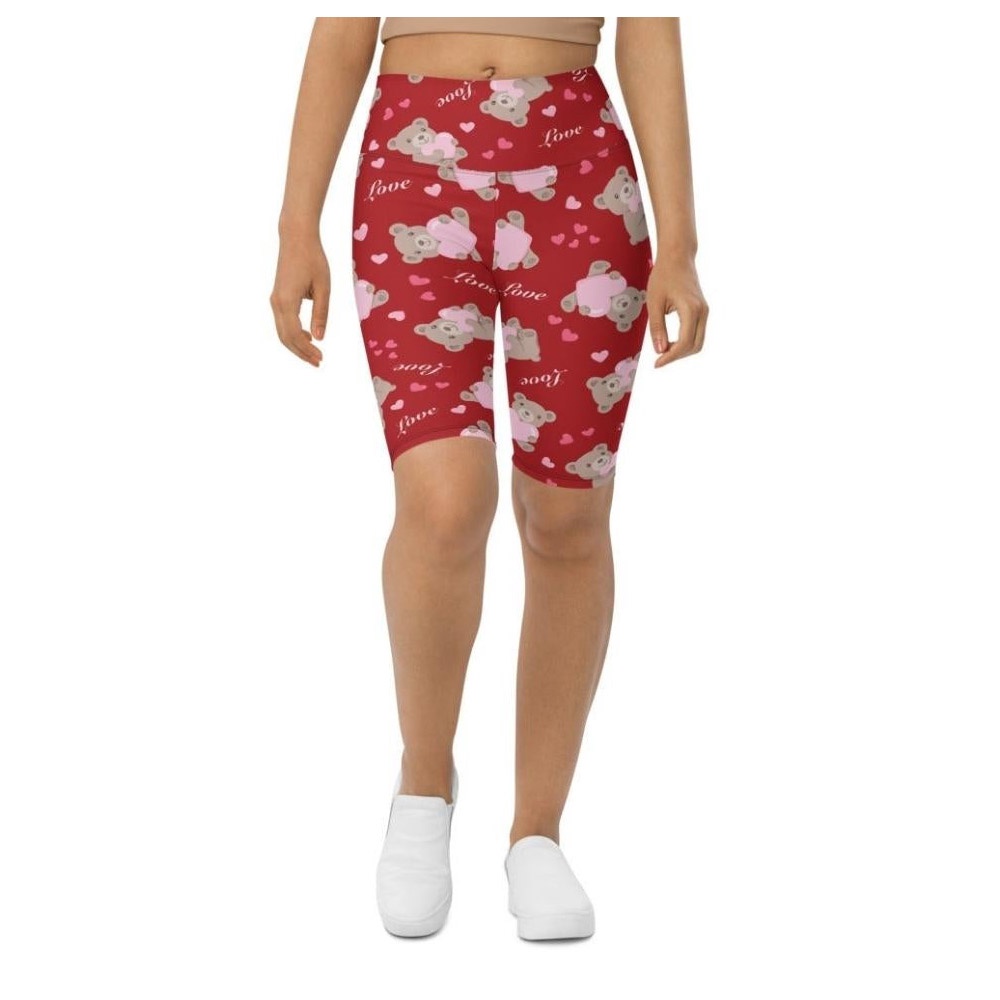 Cute Teddy Bear Biker Shorts, Biker Shorts For Mom, Shorts Mother’s Day, Mother Day Gift