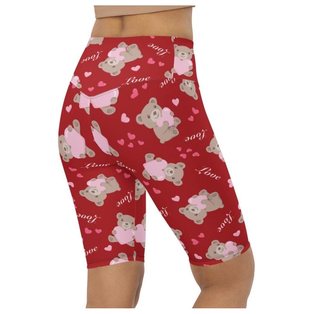 Cute Teddy Bear Biker Shorts, Biker Shorts For Mom, Shorts Mother’s Day, Mother Day Gift