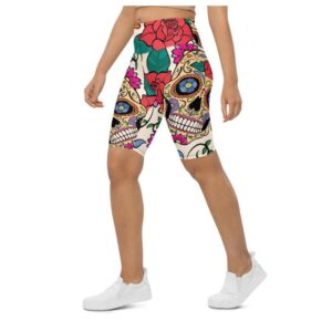 Dia de Muertos Biker Shorts, Biker Shorts&hellip;