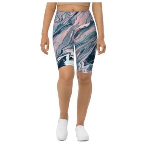 Dreamy Marble Biker Shorts, Biker Shorts For&hellip;