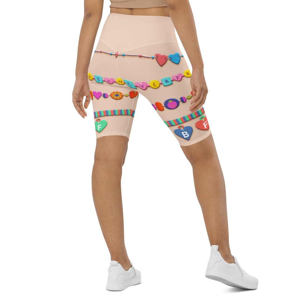 Friendship Bracelet Biker Shorts, Biker Shorts For Mom, Shorts Mother’s Day, Mother Day Gift