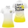 Funny Pickleball Shirts Sayings I Have Dinking Problem Pickleball Outfits, Pickleball Polo Shirts