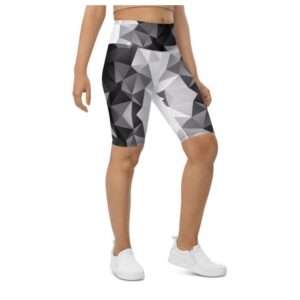 Glass Geometric Biker Shorts, Biker Shorts For&hellip;