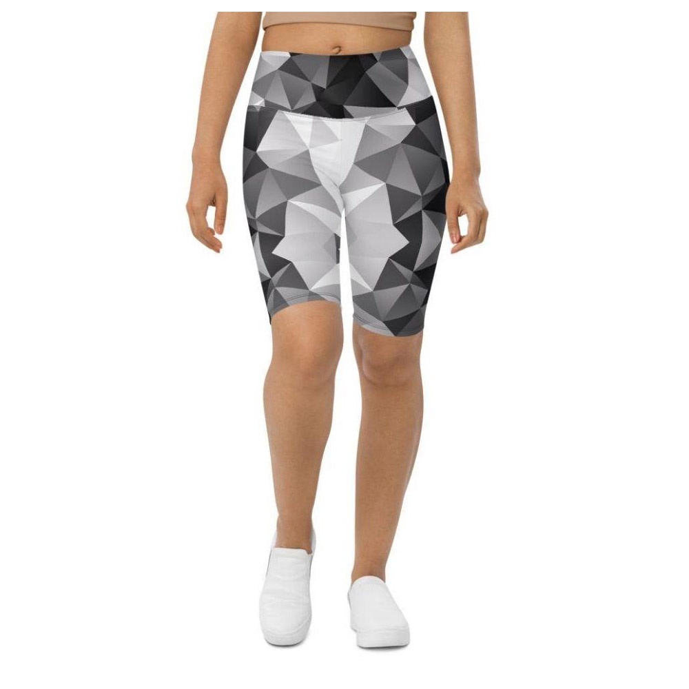 Glass Geometric Biker Shorts, Biker Shorts For Mom, Shorts Mother’s Day, Mother Day Gift