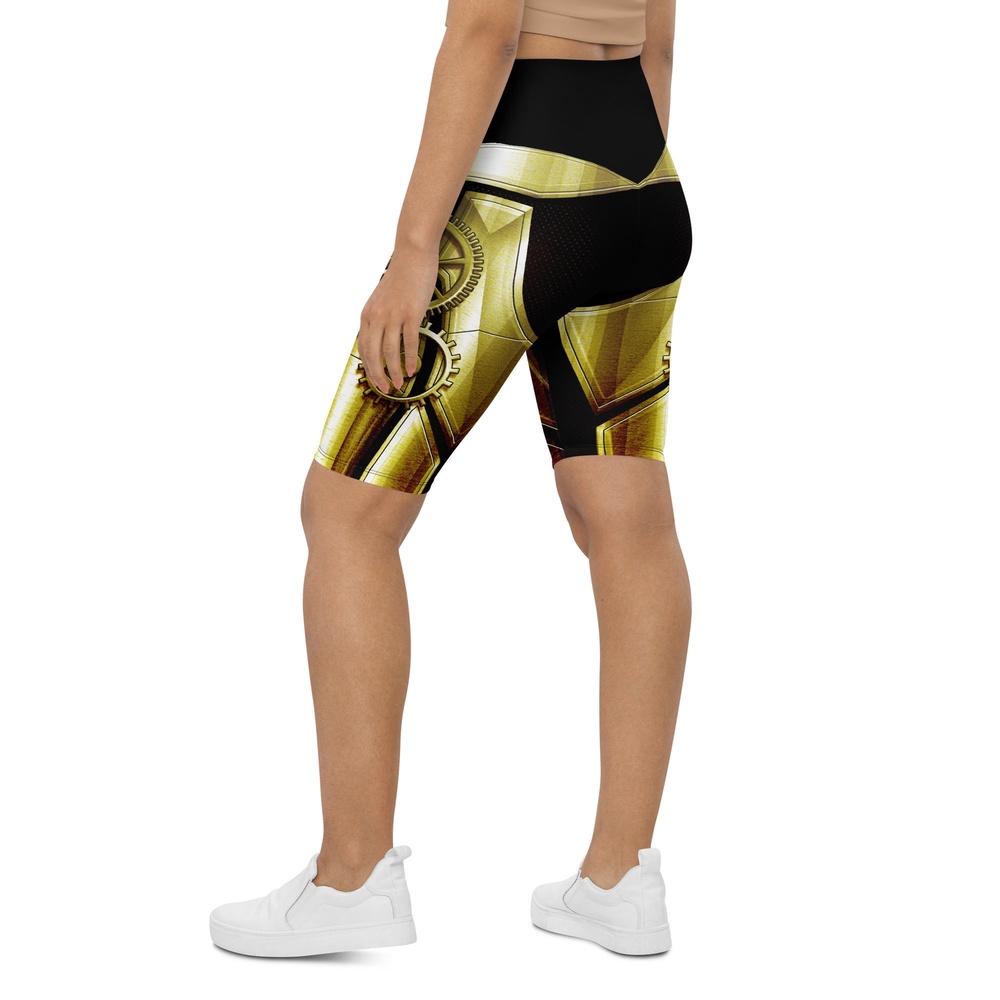 Golden Machine Biker Shorts, Biker Shorts For Mom, Shorts Mother’s Day, Mother Day Gift