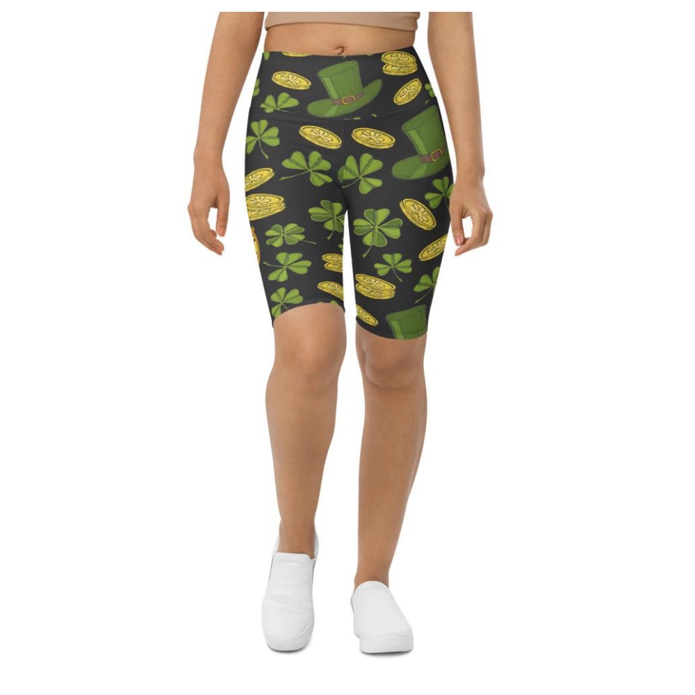 Happy St. Patrick’s Biker Shorts, Biker Shorts For Mom, Shorts Mother’s Day, Mother Day Gift