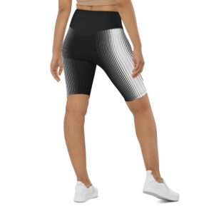 Optical Illusion Vertical Lines Biker Shorts Biker Shorts For Mom Shorts Mother s Day Mother Day Gift 2 deimwv.jpg