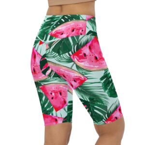 Palm Leaves Watermelon Biker Shorts Biker Shorts For Mom Shorts Mother s Day Mother Day Gift 2 cv64fo.jpg