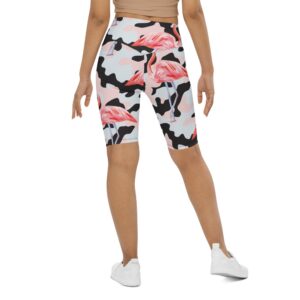 Pink Flamingo Camo Biker Shorts Biker Shorts For Mom Shorts Mother s Day Mother Day Gift 3 wjlmes.jpg