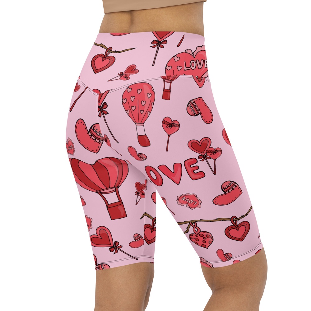 Pink Love Biker Shorts, Biker Shorts For Mom, Shorts Mother’s Day, Mother Day Gift Pink Love Biker Shorts, Biker Shorts For Mom, Shorts Mother’s Day, Mother Day Gift
