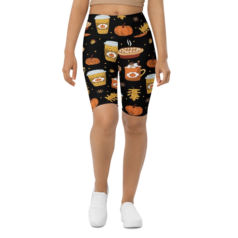 Pumpkin Season Biker Shorts, Biker Shorts For Mom, Shorts Mother’s Day, Mother Day Gift