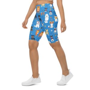 Puppies Paws Biker Shorts Biker Shorts For Mom Shorts Mother s Day Mother Day Gift 2 mjriw9.jpg