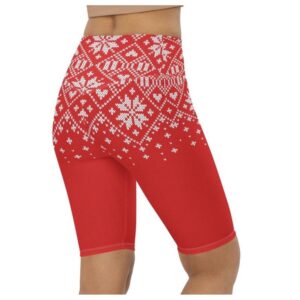 Red Knitted Print Christmas Biker Shorts Biker Shorts For Mom Shorts Mother s Day Mother Day Gift 3 kwpz1d.jpg