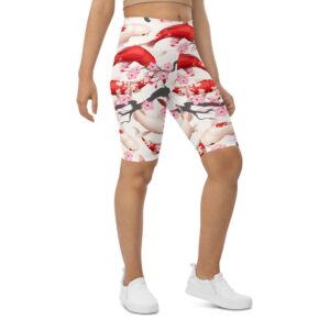 Sakura Koi Biker Shorts Biker Shorts For Mom Shorts Mother s Day Mother Day Gift 2 d6bnhn.jpg