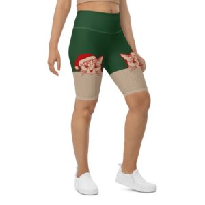 Santa Cat Biker Shorts Biker Shorts For Mom Shorts Mother s Day Mother Day Gift 2 dxnjcc.jpg