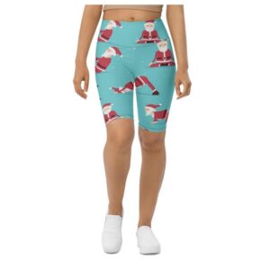 Santa Yogist Biker Shorts, Biker Shorts For&hellip;