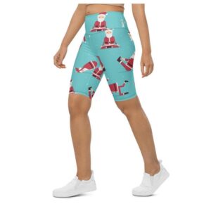 Santa Yogist Biker Shorts, Biker Shorts For&hellip;