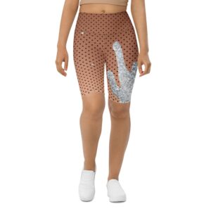 Sequin Print Mesh Biker Shorts, Biker Shorts&hellip;