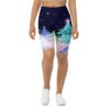 Sequin Print Mesh Biker Shorts, Biker Shorts For Mom, Shorts Mother’s Day, Mother Day Gift