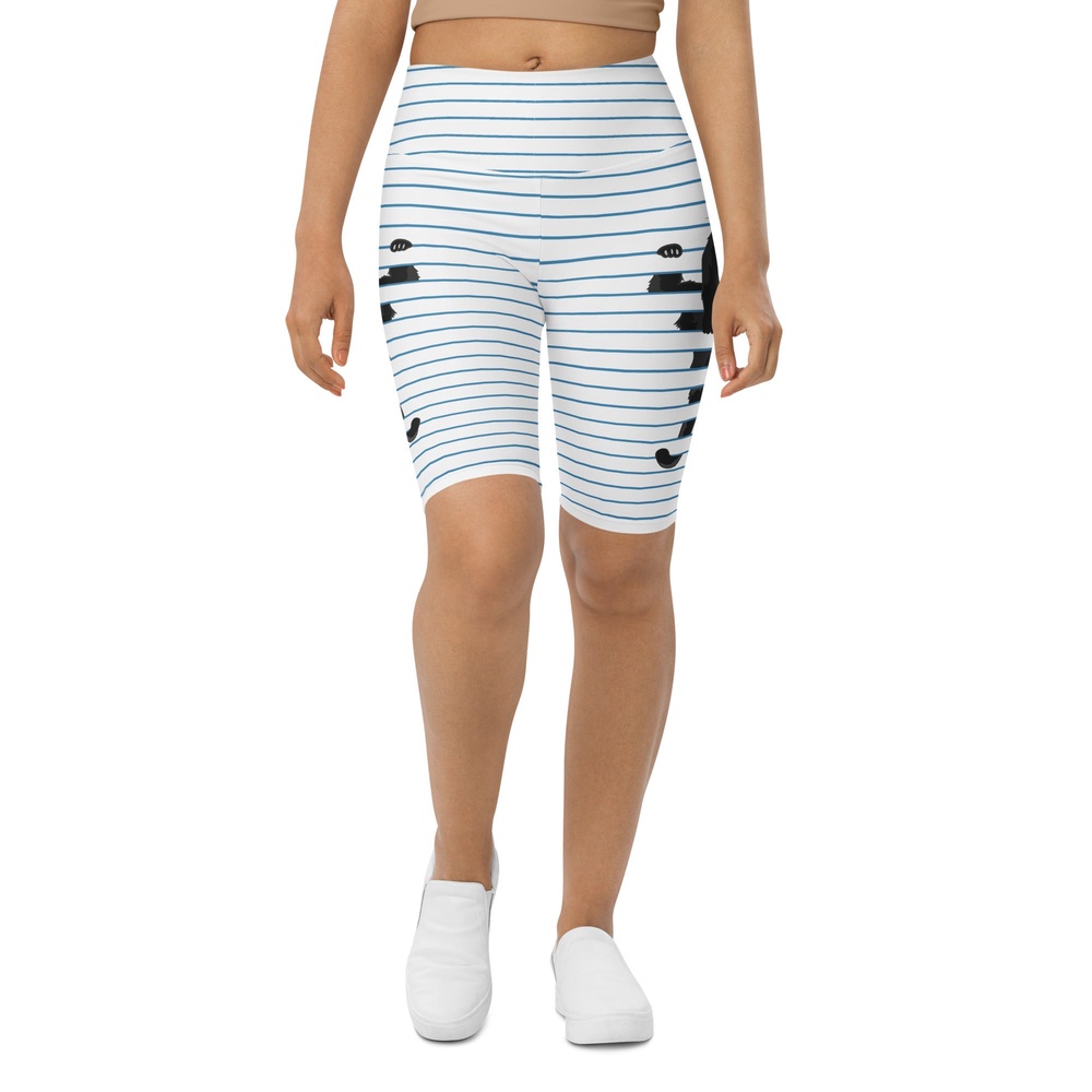 Sketchbook Cat Biker Shorts, Biker Shorts For Mom, Shorts Mother’s Day, Mother Day Gift