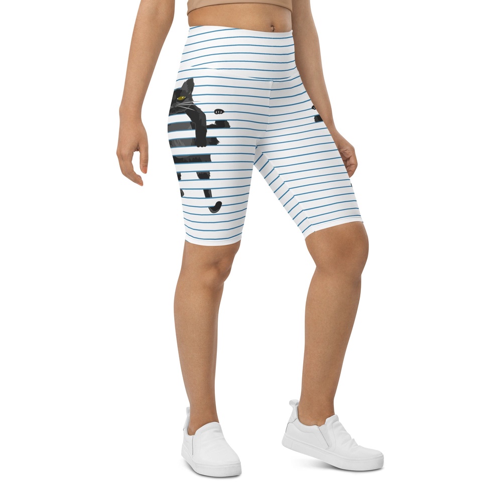 Sketchbook Cat Biker Shorts, Biker Shorts For Mom, Shorts Mother’s Day, Mother Day Gift