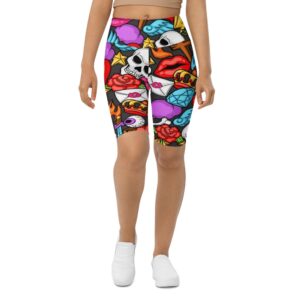 Skulls Biker Shorts Biker Shorts For Mom Shorts Mother s Day Mother Day Gift 3 gkvkdr.jpg