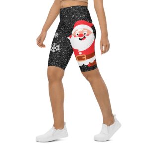 Sparkly Santa Print Biker Shorts Biker Shorts For Mom Shorts Mother s Day Mother Day Gift 2 tbuji0.jpg