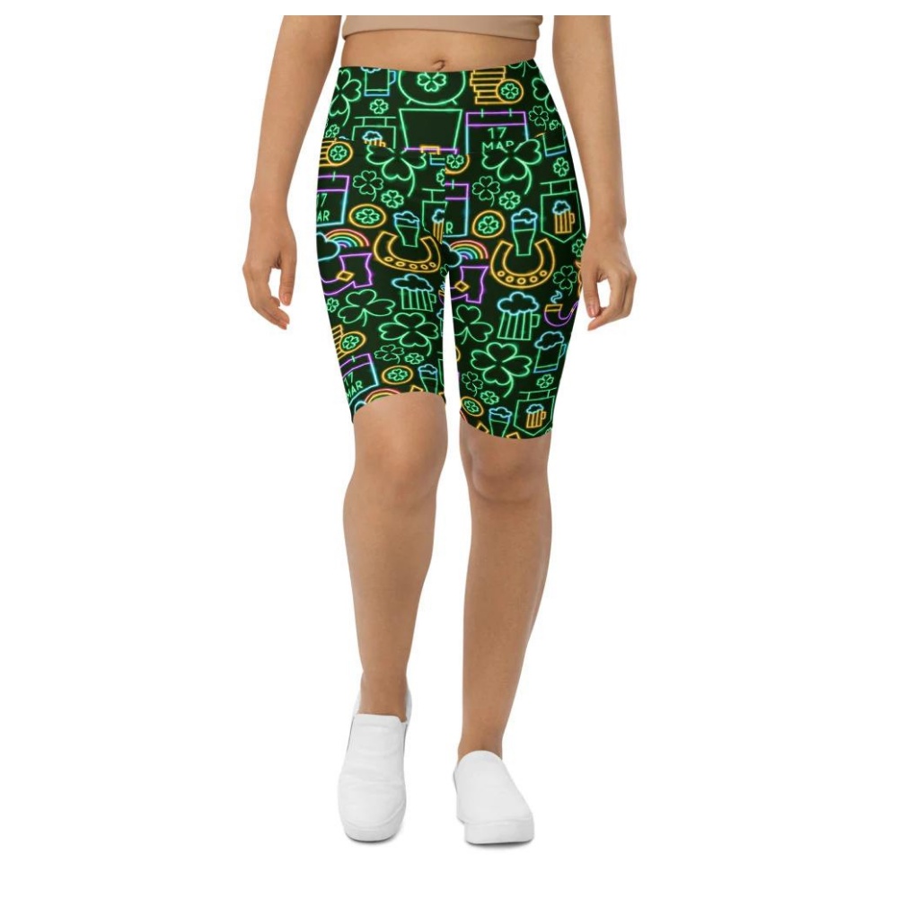 St. Patrick’s Celebration Biker Shorts, Biker Shorts For Mom, Shorts Mother’s Day, Mother Day Gift