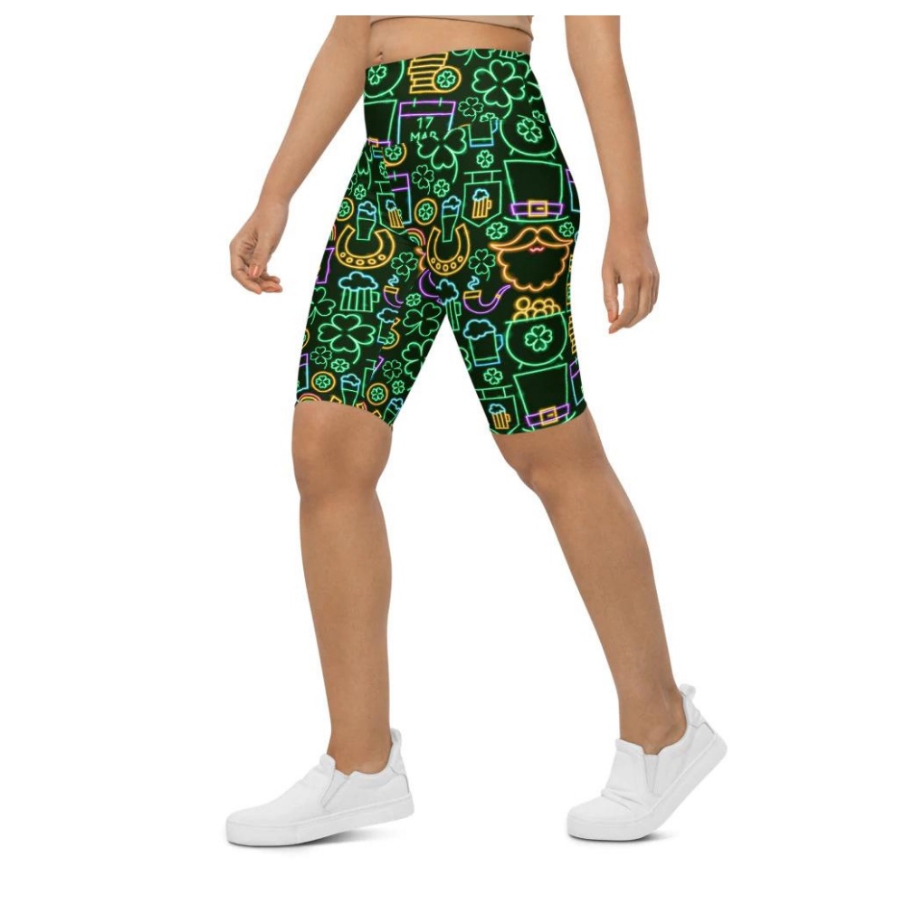 St. Patrick’s Celebration Biker Shorts, Biker Shorts For Mom, Shorts Mother’s Day, Mother Day Gift