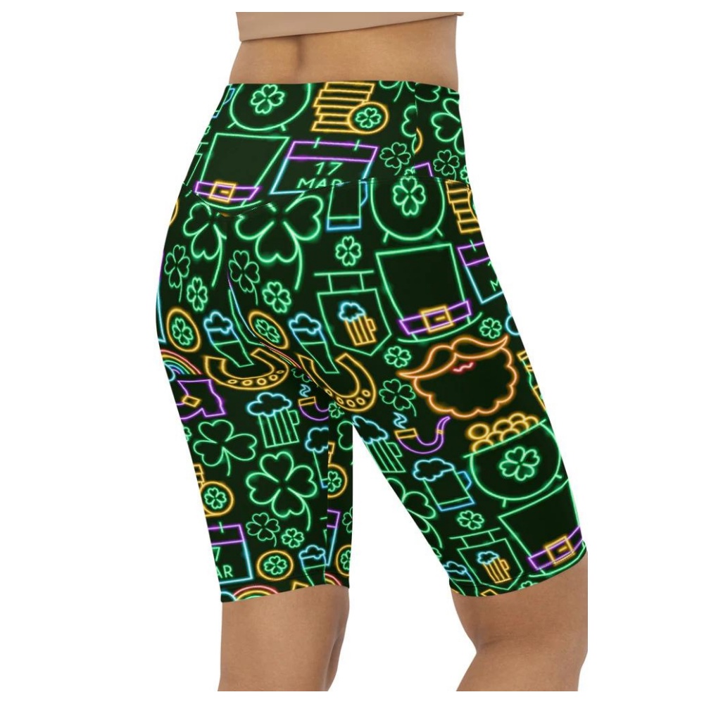 St. Patrick’s Celebration Biker Shorts, Biker Shorts For Mom, Shorts Mother’s Day, Mother Day Gift