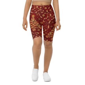 Steampunk Christmas Biker Shorts, Biker Shorts For&hellip;