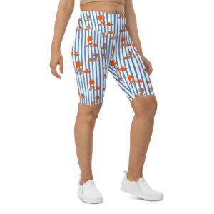 Stripes & Crabs Biker Shorts, Biker Shorts&hellip;