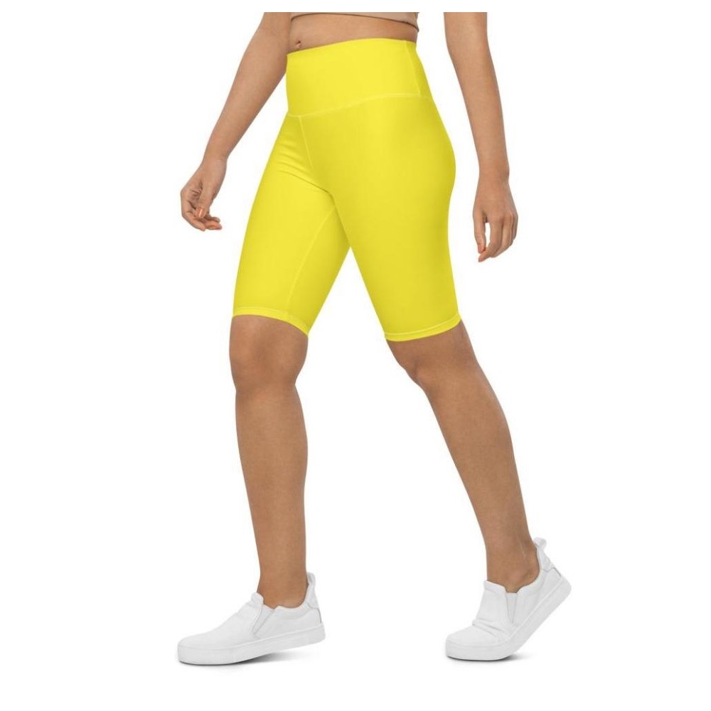 Sunshine Yellow Biker Shorts, Biker Shorts For Mom, Shorts Mother’s Day, Mother Day Gift