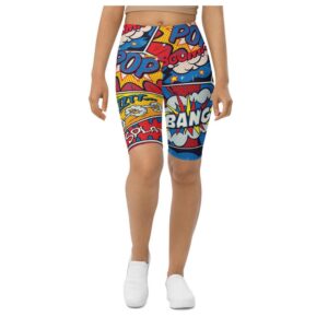 Superhero Comics Biker Shorts, Biker Shorts For&hellip;
