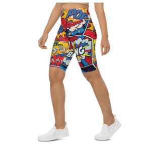 Superhero Comics Biker Shorts, Biker Shorts For&hellip;