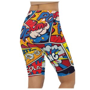 Superhero Comics Biker Shorts Biker Shorts For Mom Shorts Mother s Day Mother Day Gift 3 ci87t4.jpg