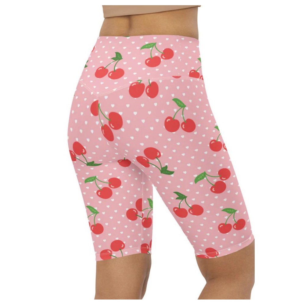 Sweet Cherry Biker Shorts, Biker Shorts For Mom, Shorts Mother’s Day, Mother Day Gift